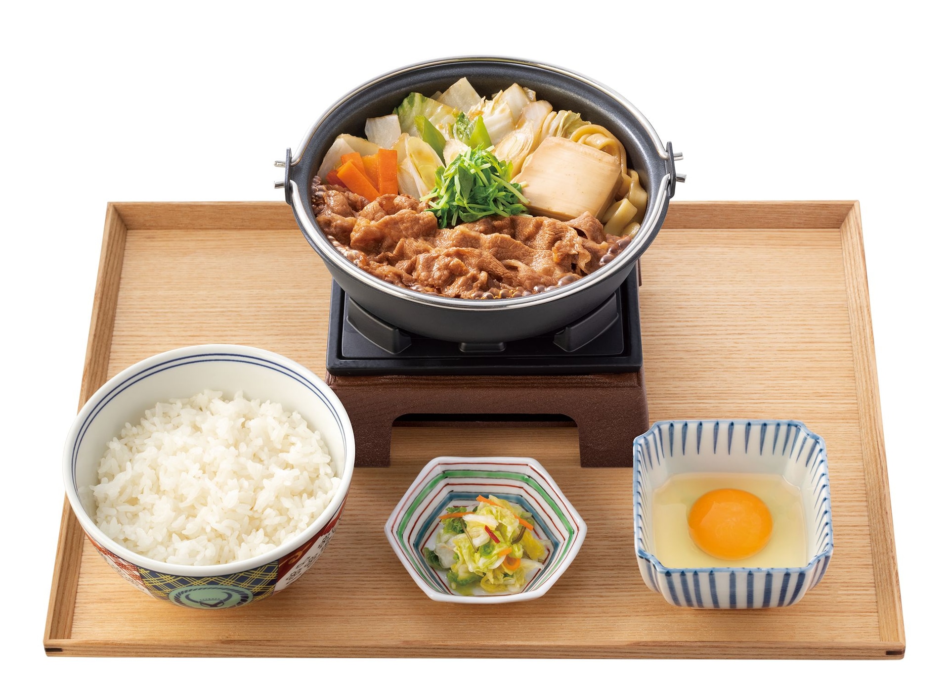 吉野家「牛すき鍋膳」