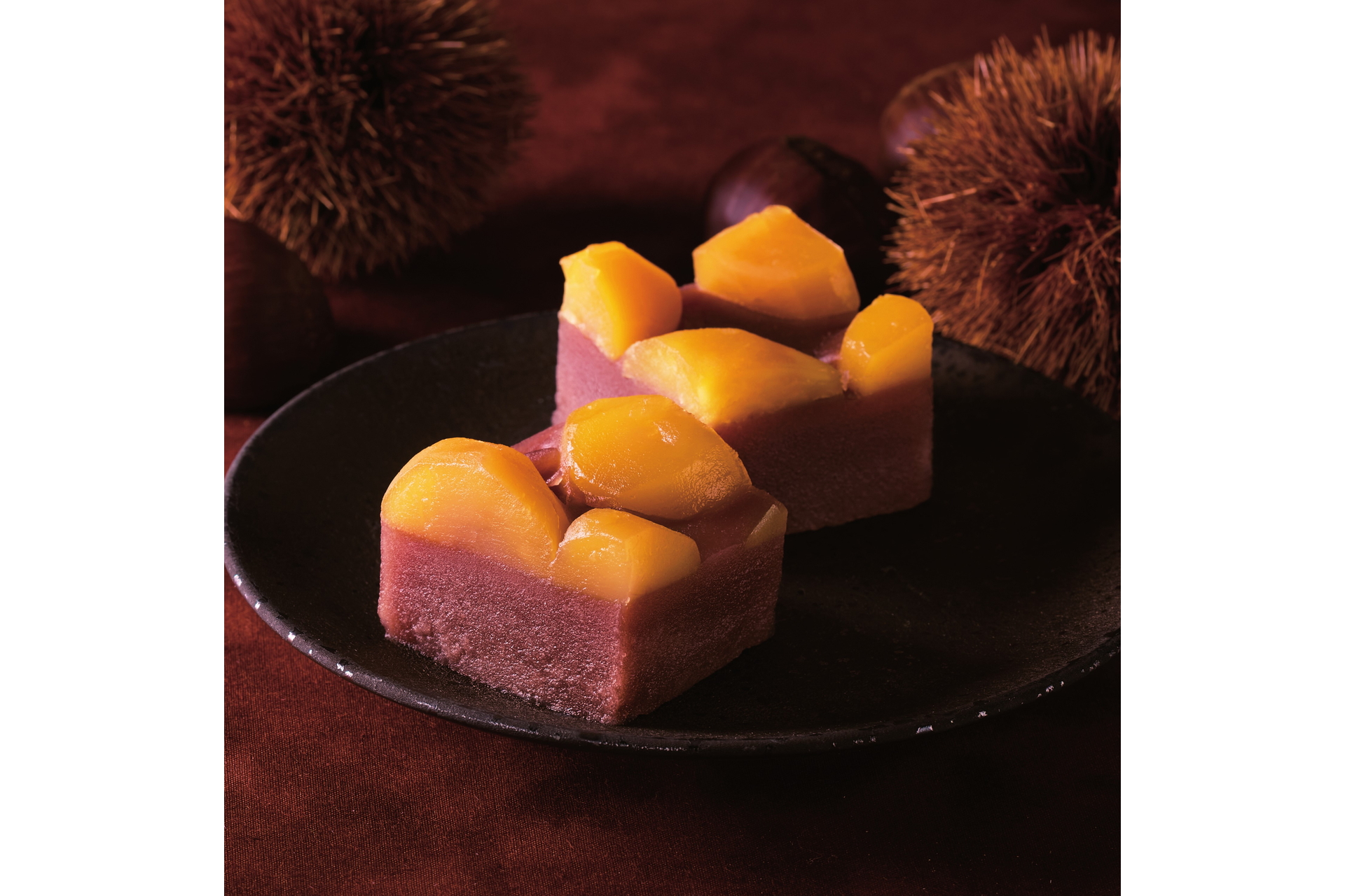 「栗蒸しようかん」（1個 172円、3個入 536円）