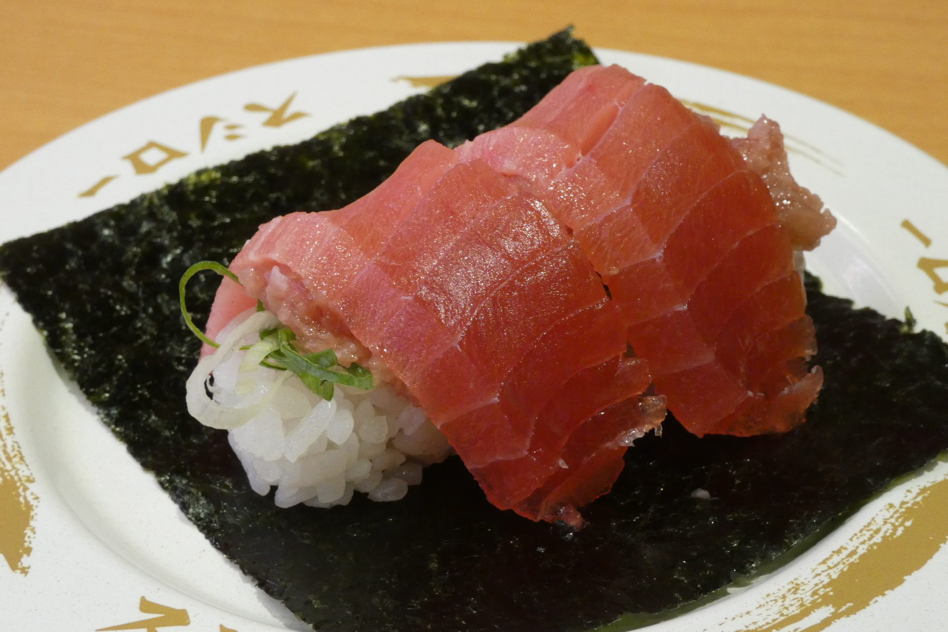 天然インド鮪中とろとねぎとろ手巻