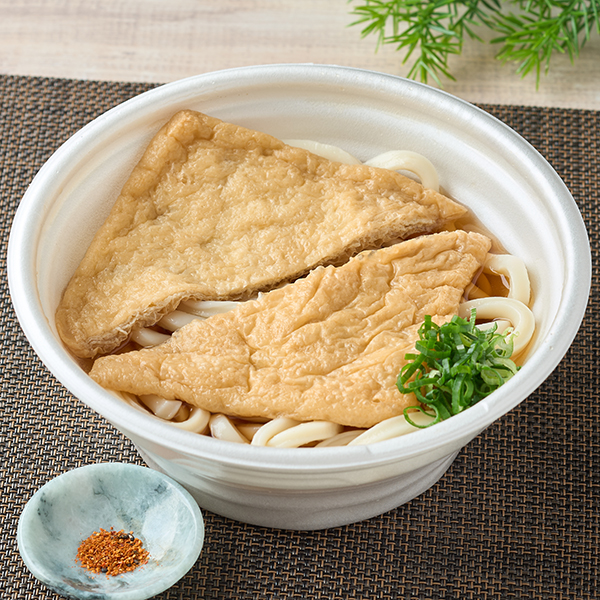 「釜炊きお揚げのきつねうどん」（460円）