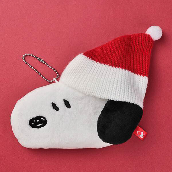 「スヌーピー クリスマス ニットハットポーチ」（1177円）