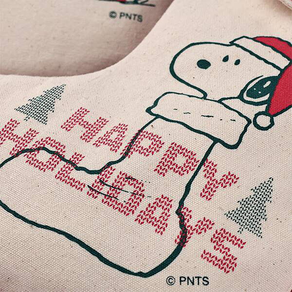 「スヌーピー オーガニックコットン ホリデーソックス」（1039円）