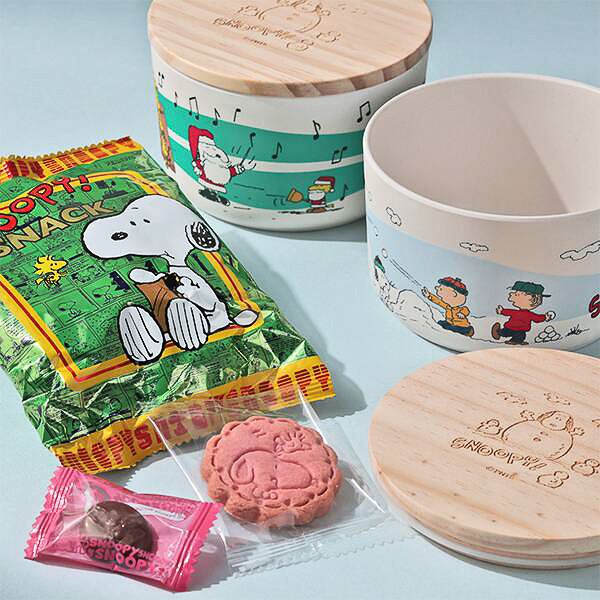 「スヌーピー クリスマス バンブーコンテナ」（878円）