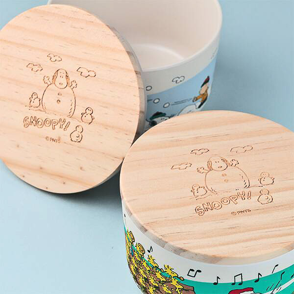 「スヌーピー クリスマス バンブーコンテナ」（878円）