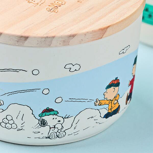 「スヌーピー クリスマス バンブーコンテナ」（878円）