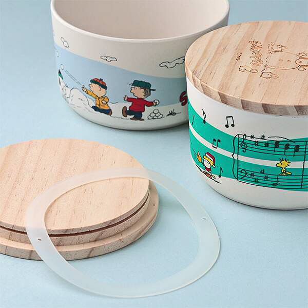 「スヌーピー クリスマス バンブーコンテナ」（878円）