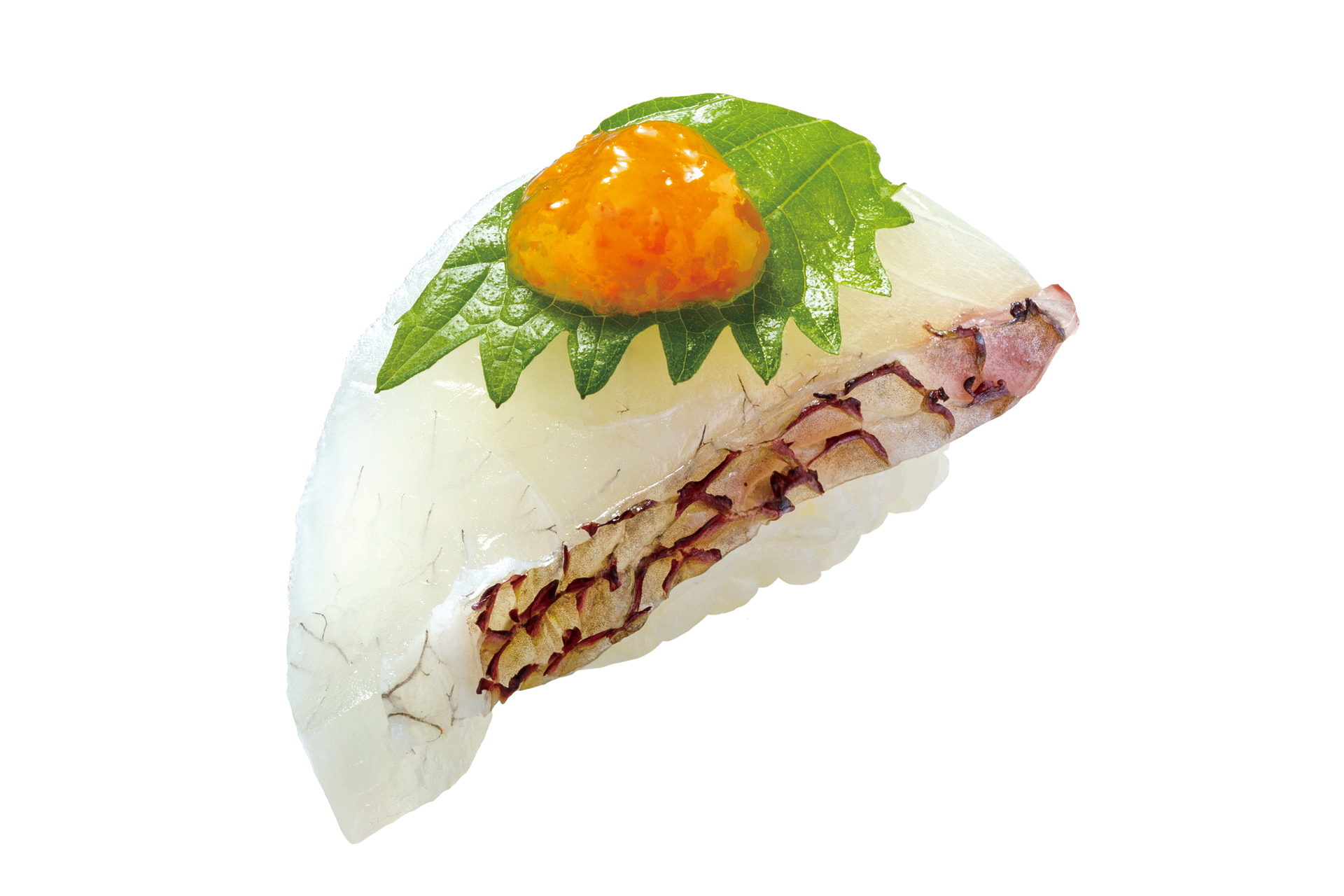 「活〆まだい～うにの特製ジュレのせ～」（110円）