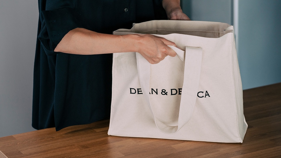 DEAN & DELUCA「ワイングロサリーバッグ」食材もたっぷり入る大容量