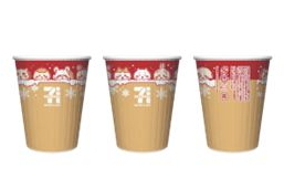 セブンカフェ（R/L両サイズ）をコラボパッケージで提供