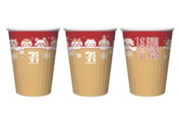 セブンカフェ（R/L両サイズ）をコラボパッケージで提供