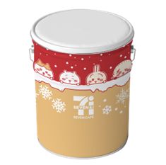 ちいかわカフェラテカップデザインのオリジナル缶スツール