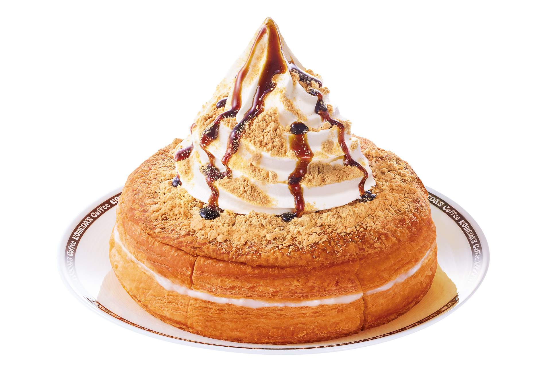 コメダ珈琲店×桔梗屋「シロノワール 桔梗信玄餅」