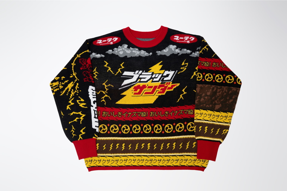 ブラックサンダー セーター 30周年記念 超希少】ブラックサンダー セーター 30周年記念品 ブラックサンダー