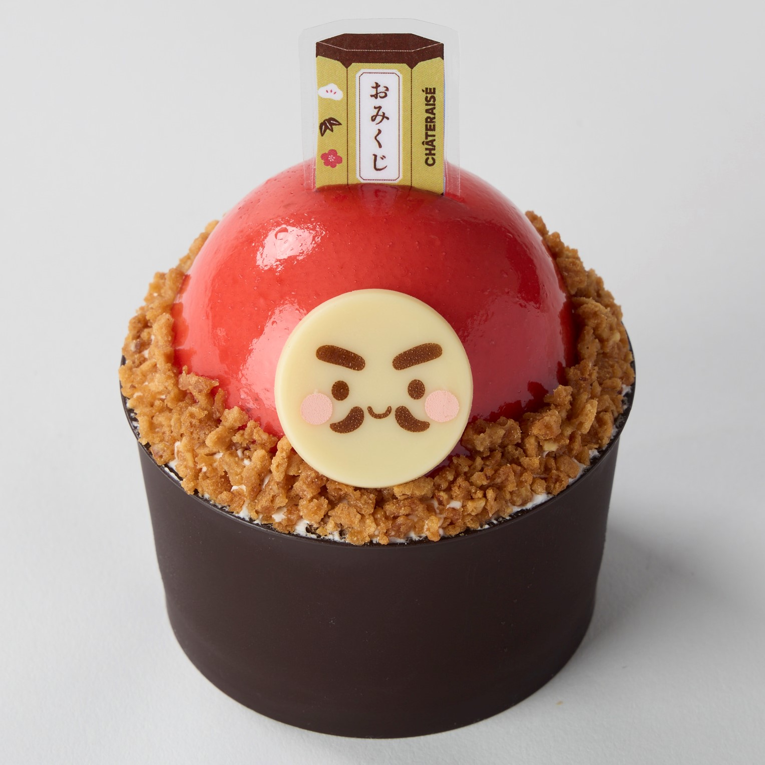 「賀正ケーキ おみくじだるま」（529円）