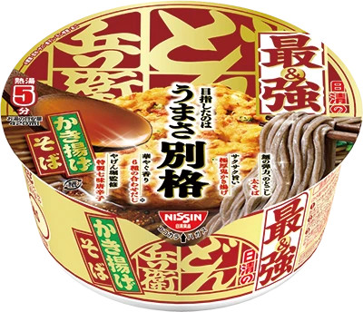 最強どん兵衛各種（各302円）