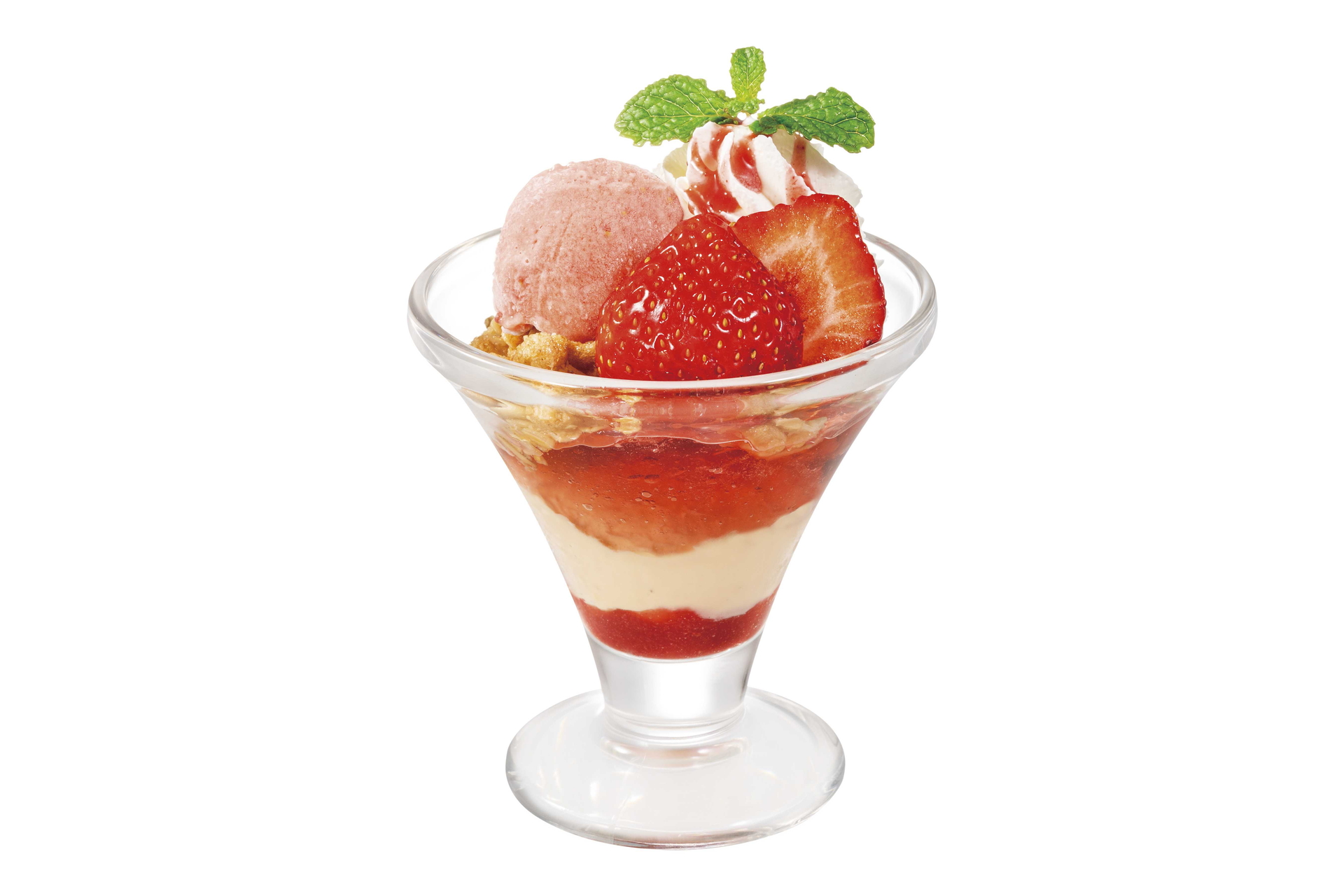 「あまおうのちょこっとパルフェ」（649円）