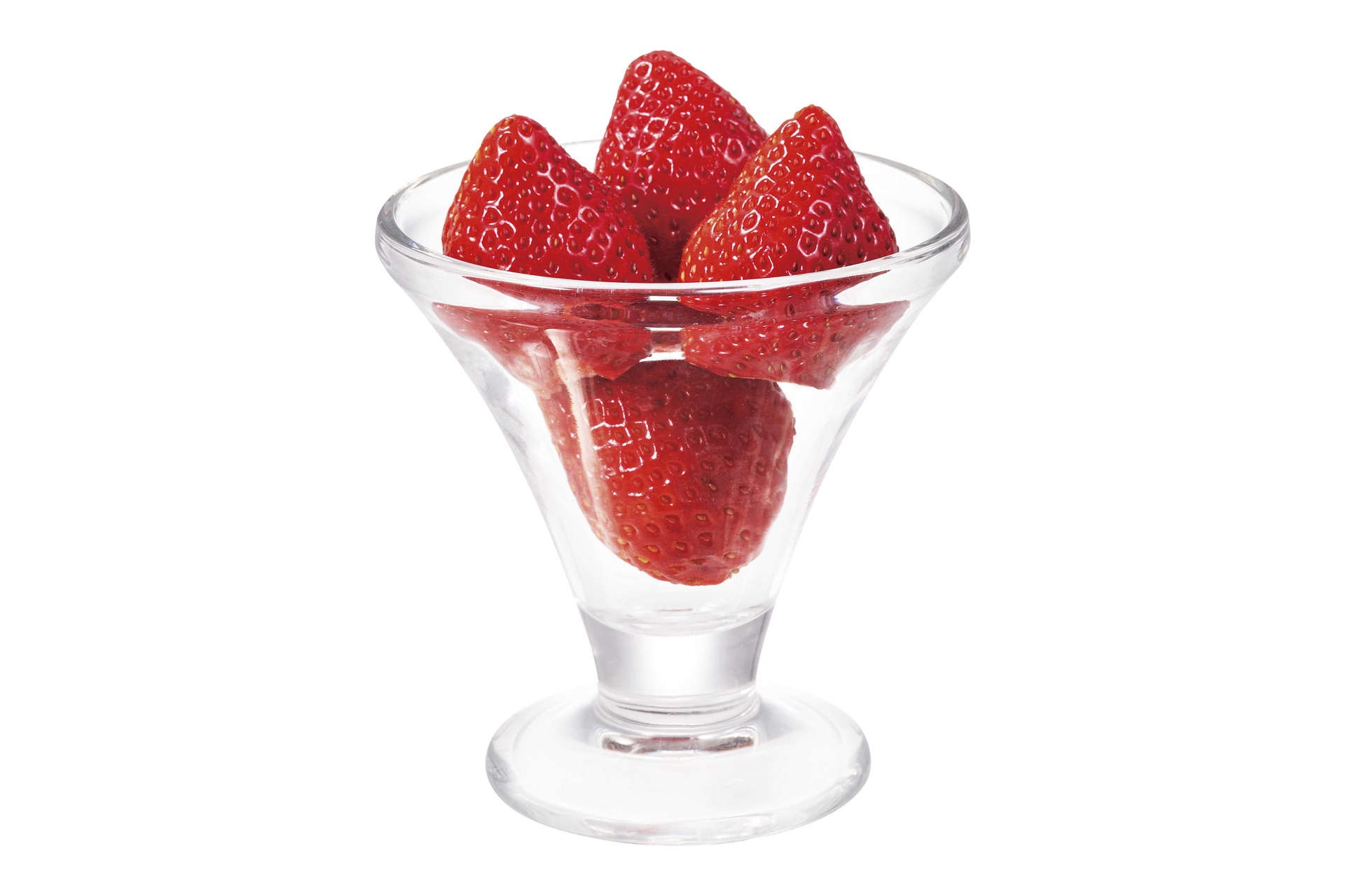 「季節のフルーツ～福岡県産あまおう」（550円）