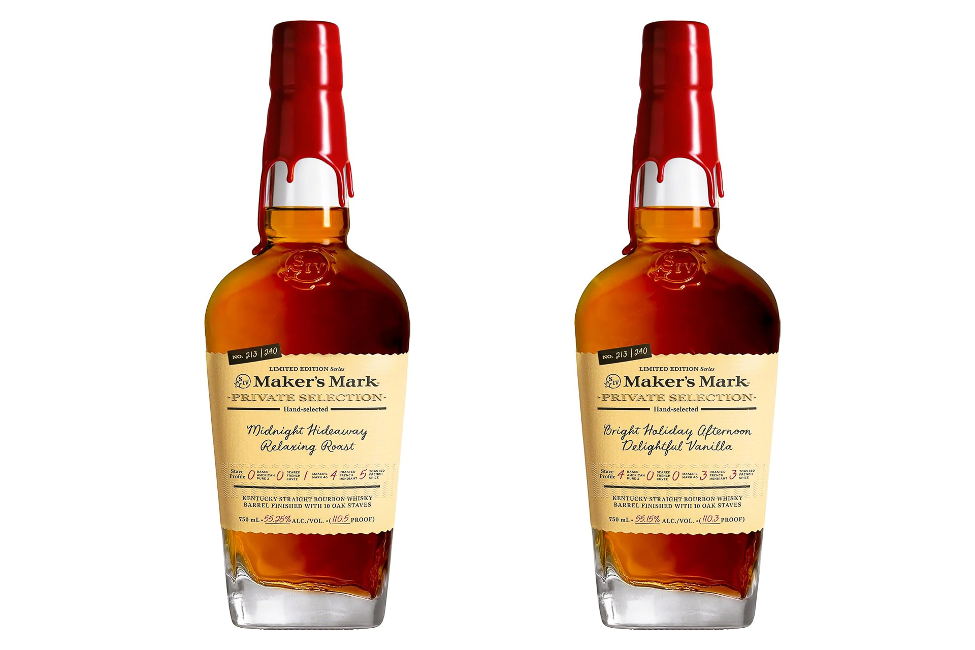 メーカーズマーク「プライベートセレクション Midnight Hideaway -Relaxing Roast-」と「プライベートセレクション Bright Holiday Afternoon -Delightful Vanilla-」
