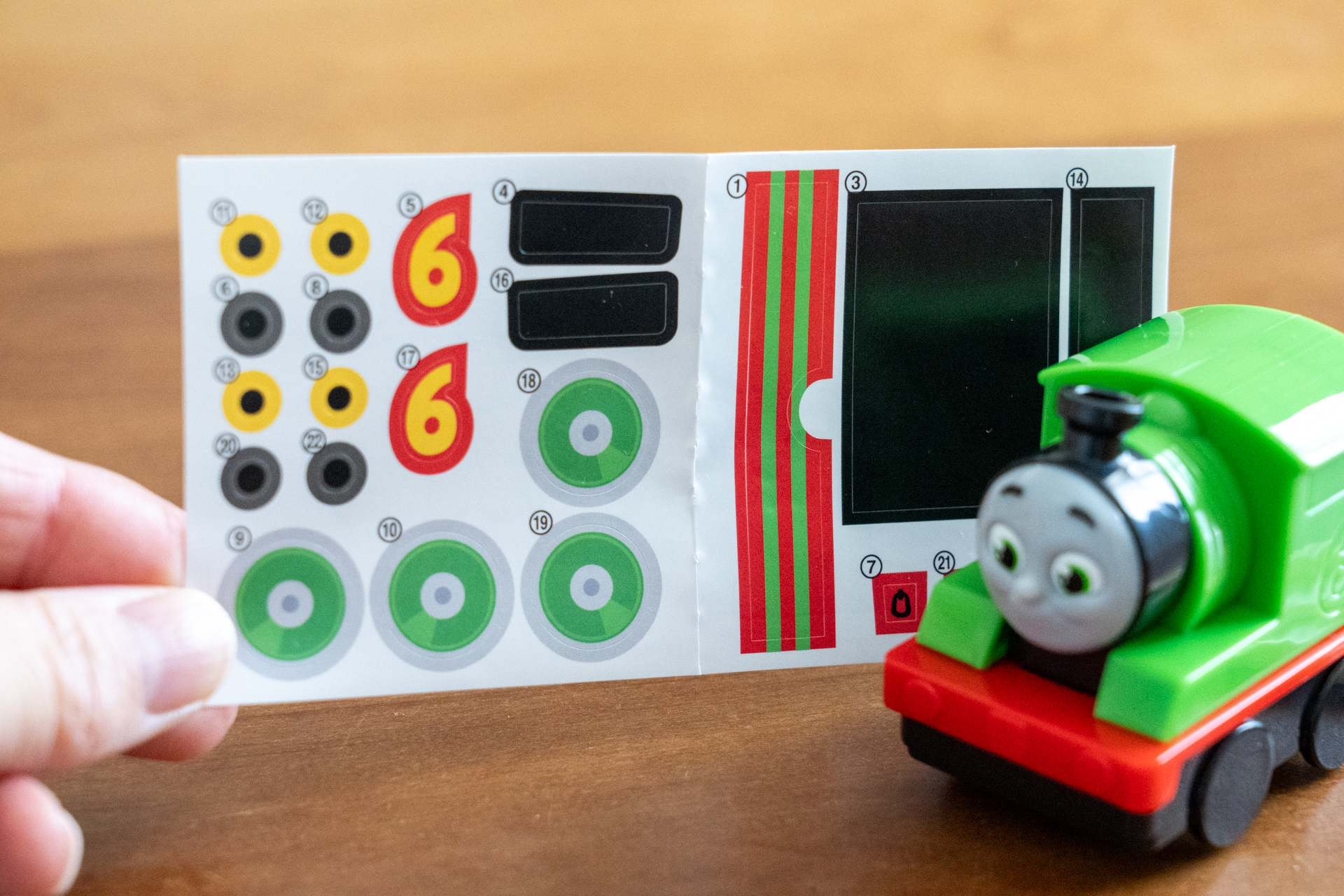 シールを貼ろう