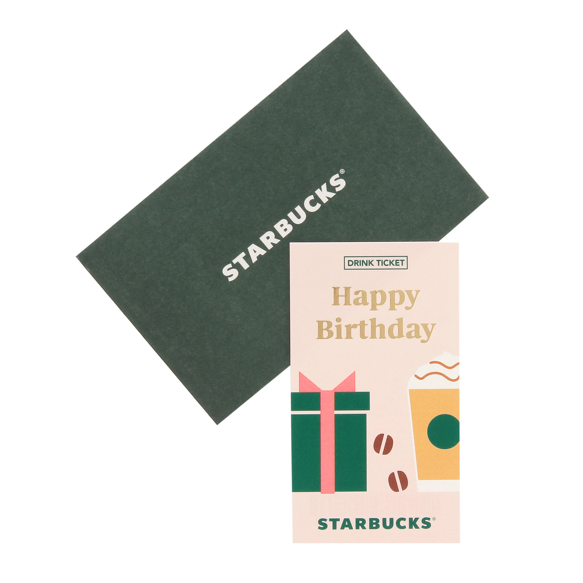 「ビバレッジギフトミニカードHappy Birthday/For You/Thank You」（各550円）