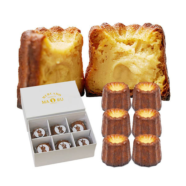 「丸市岡田商店 北海道米使用「米粉のカヌレ」（3780円）