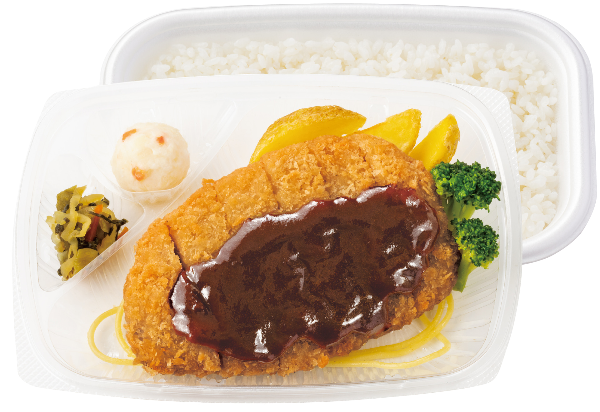 「デミカツ弁当」（660円）
