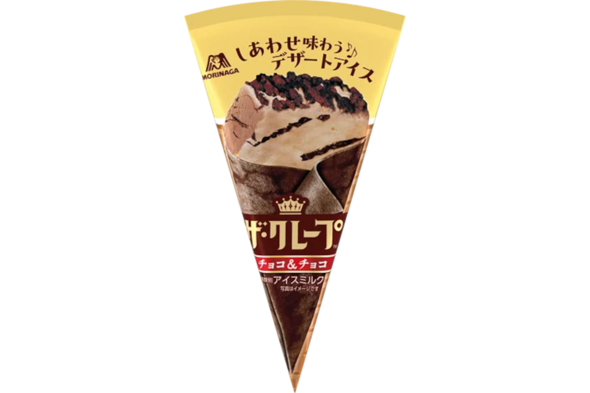 森永製菓「ザ・クレープ＜チョコ＆チョコ＞」