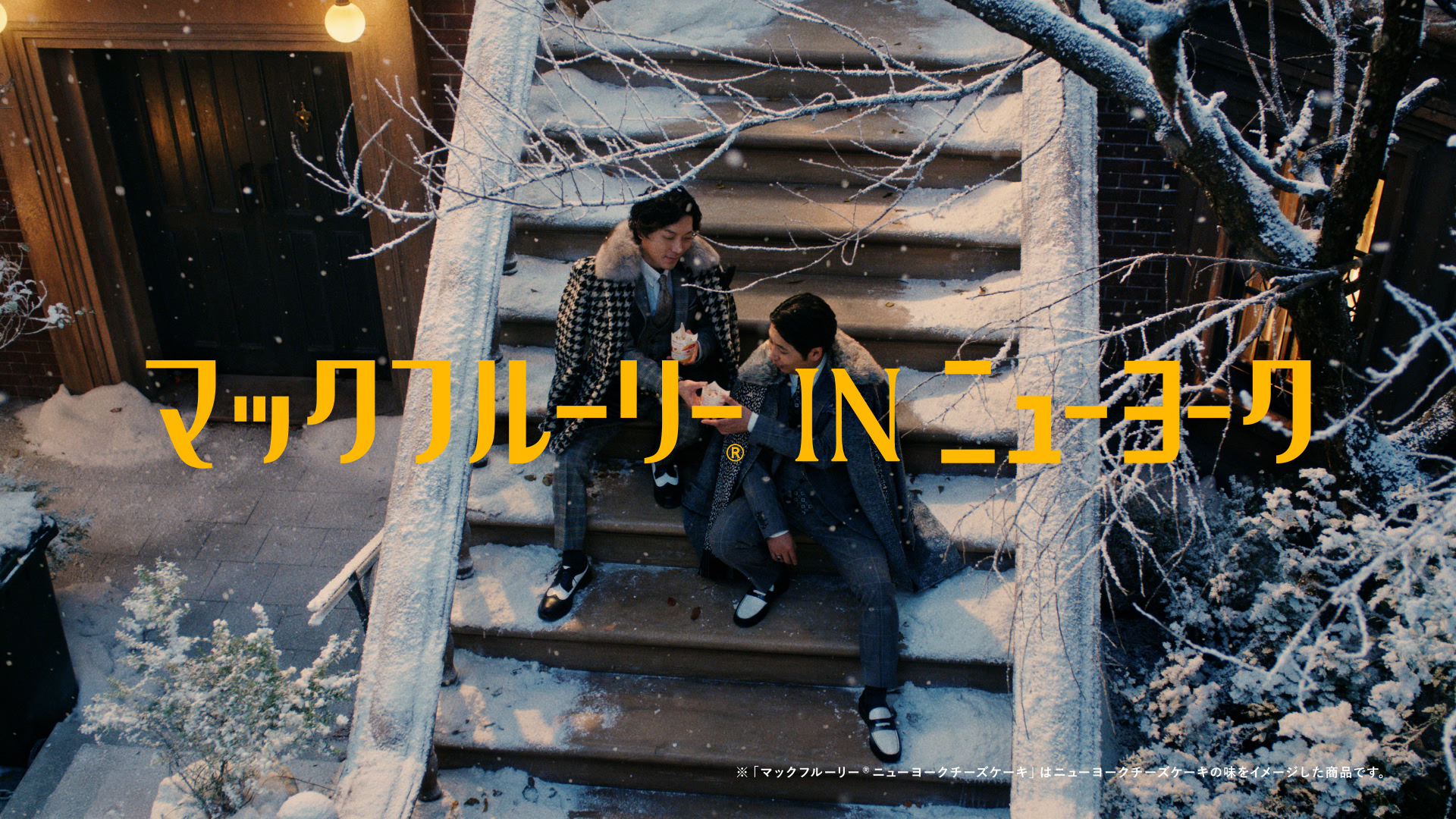 「ニューヨーク」出演の新TVCM放映