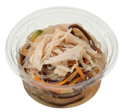 「5種具材のさっぱり春雨サラダ」（213円）