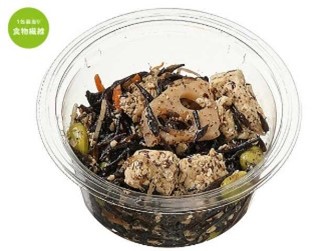 「7種具材のお豆腐とひじきの煮物」（235円）