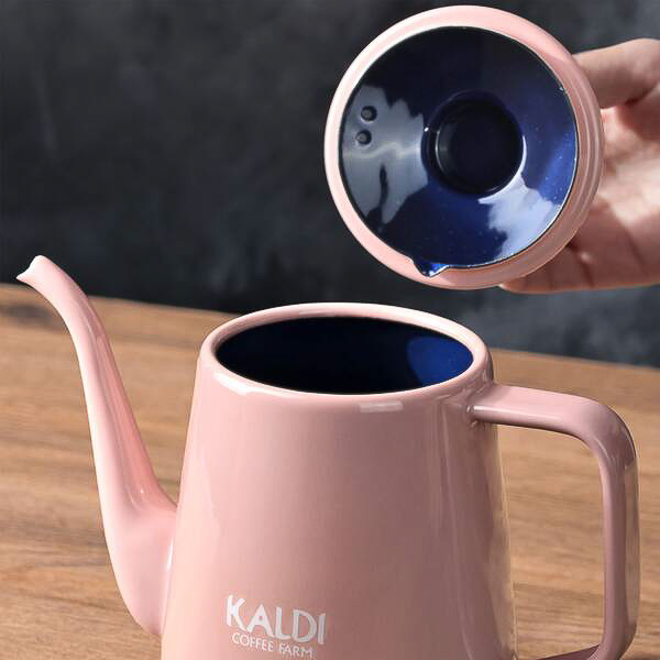 ホーロードリップケトル 1.0リットル（ペールピンク）