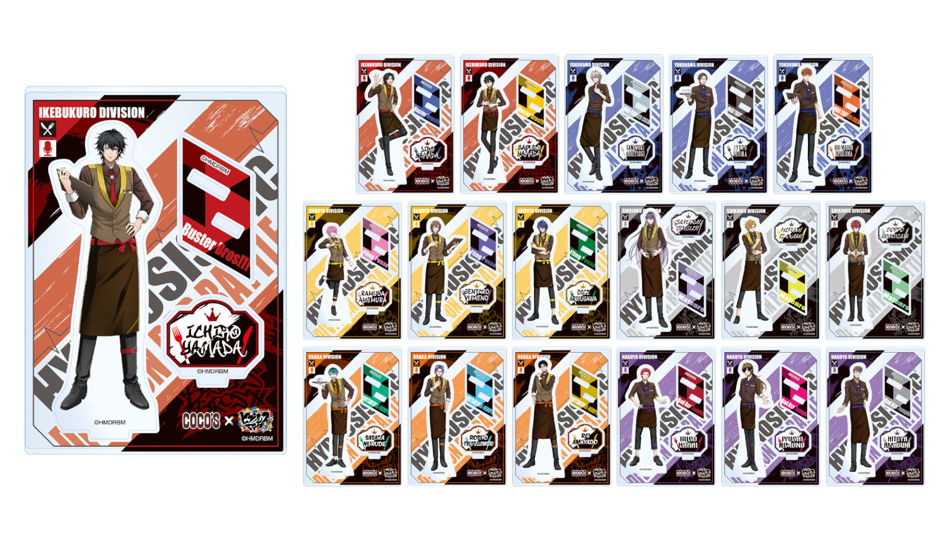 ココス限定！オリジナルアクリルスタンドパネル（ランダム18種）