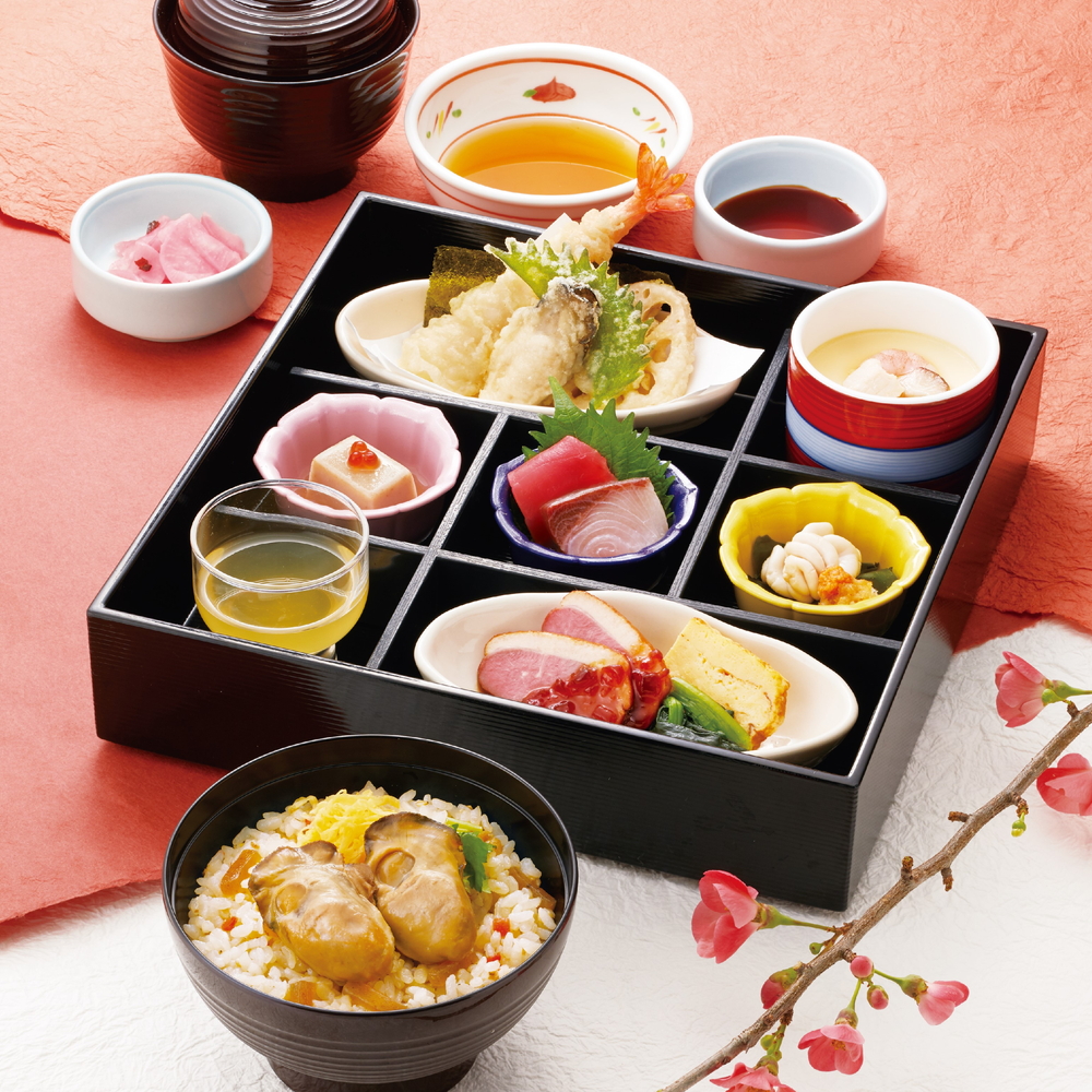 「四季めぐり膳～牡蠣ごはん～」（1978円）