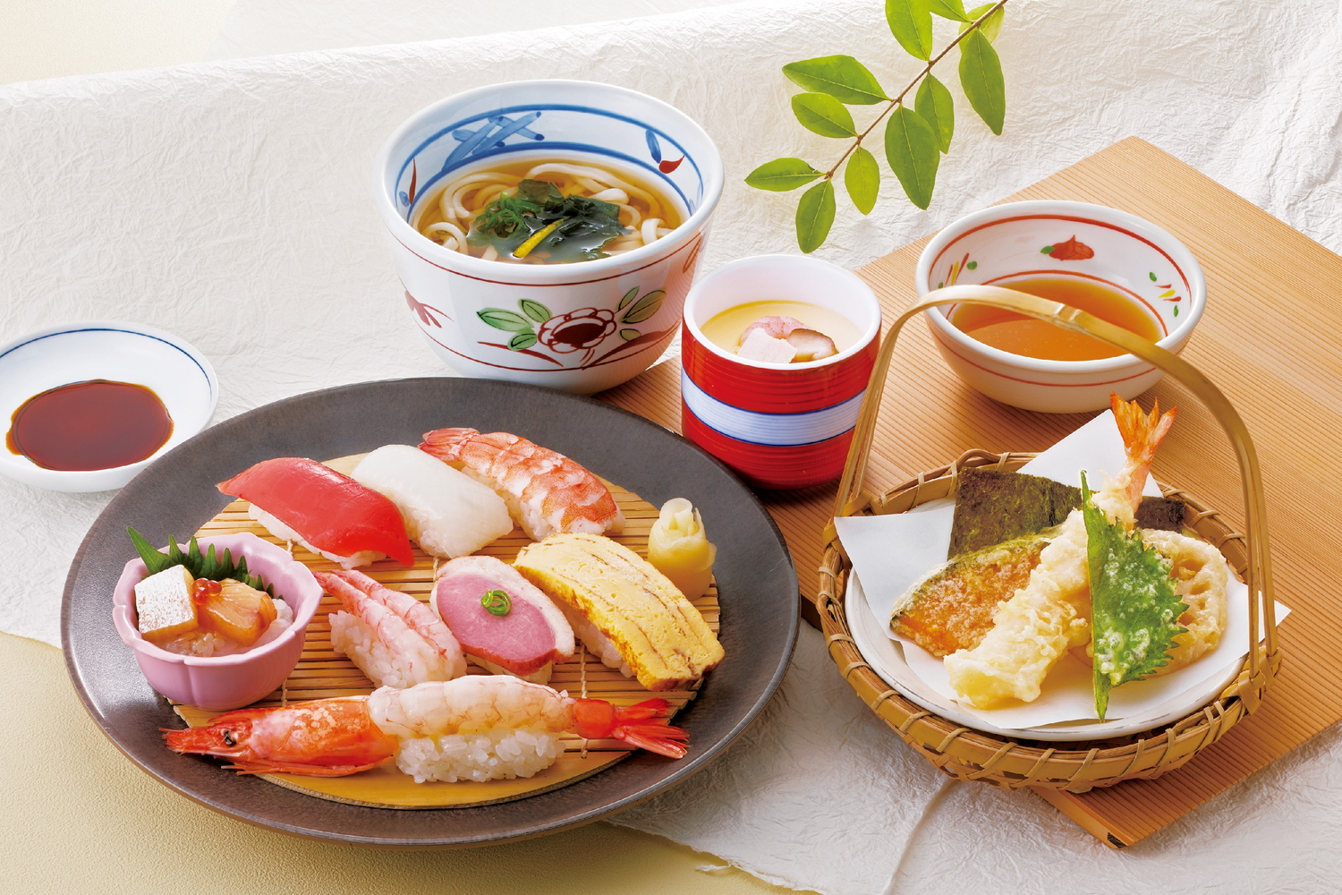 「季節のすし和膳＜早春＞」（1868円）