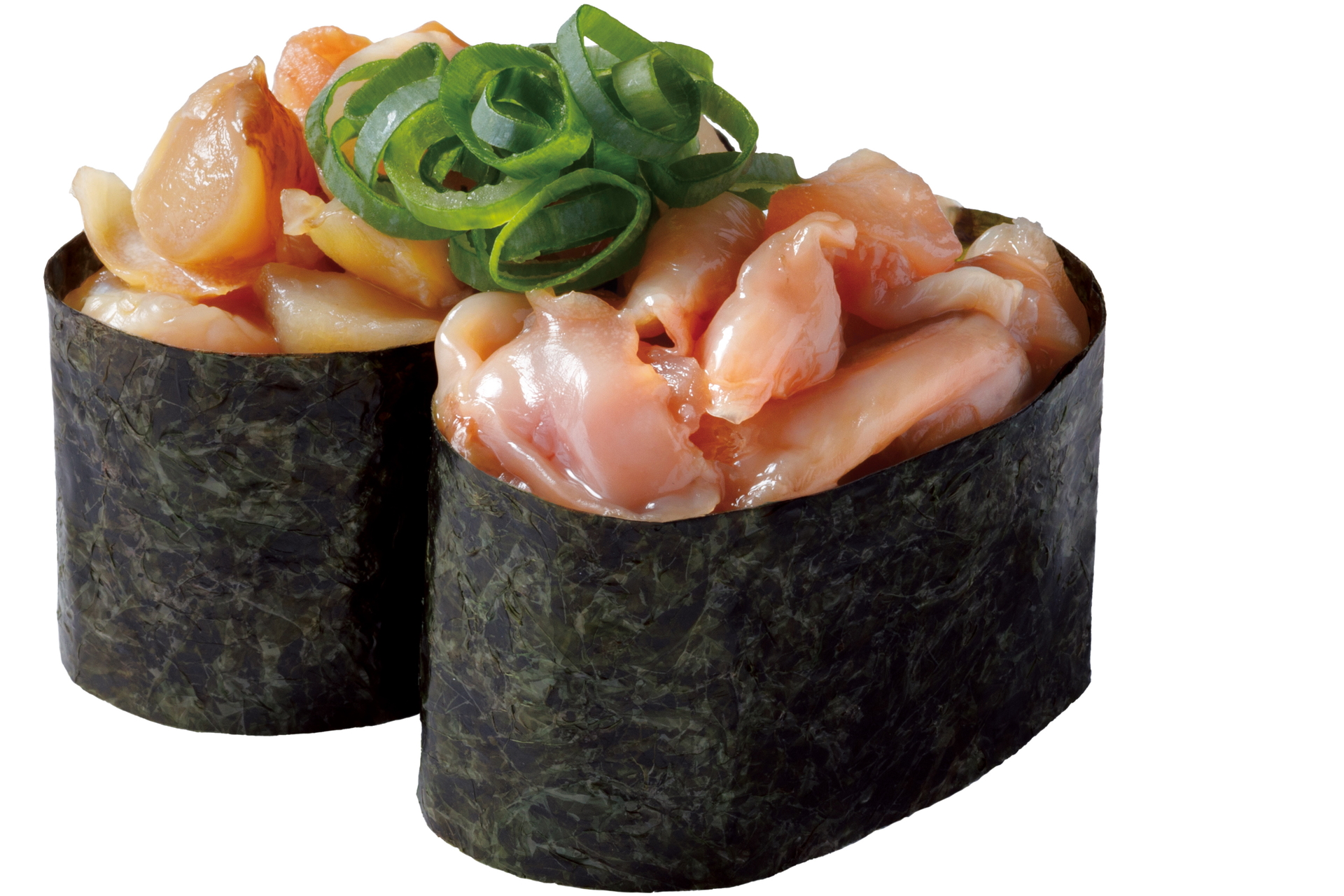 「赤貝ひも軍艦」（176円）