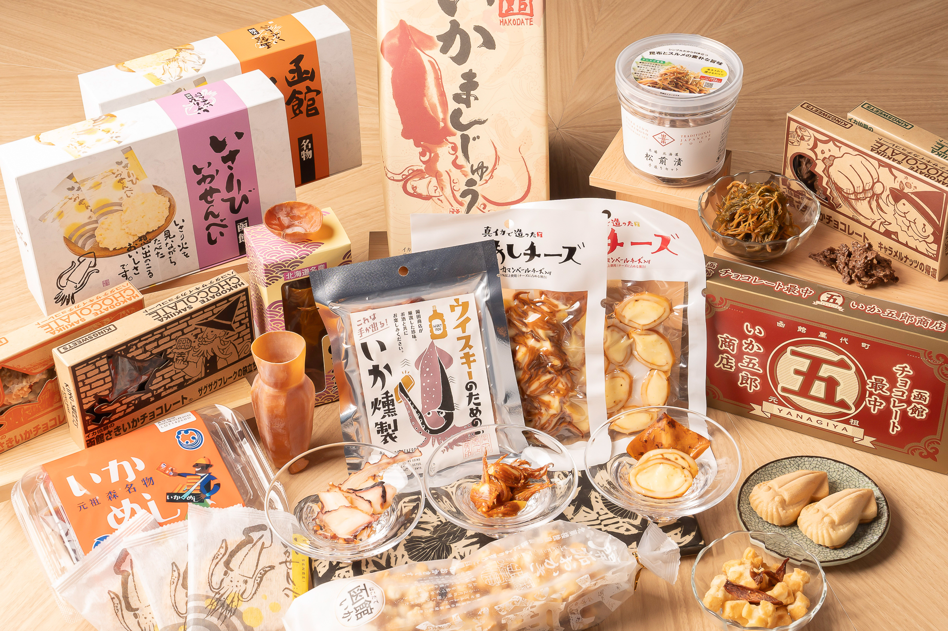 OMOベースの一画に設置されているイカマルシェ