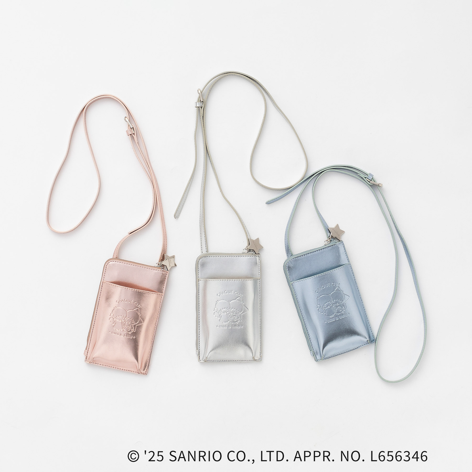 「【キキ&ララ】キラキラ合皮携帯ミニショルダー」（4479円）