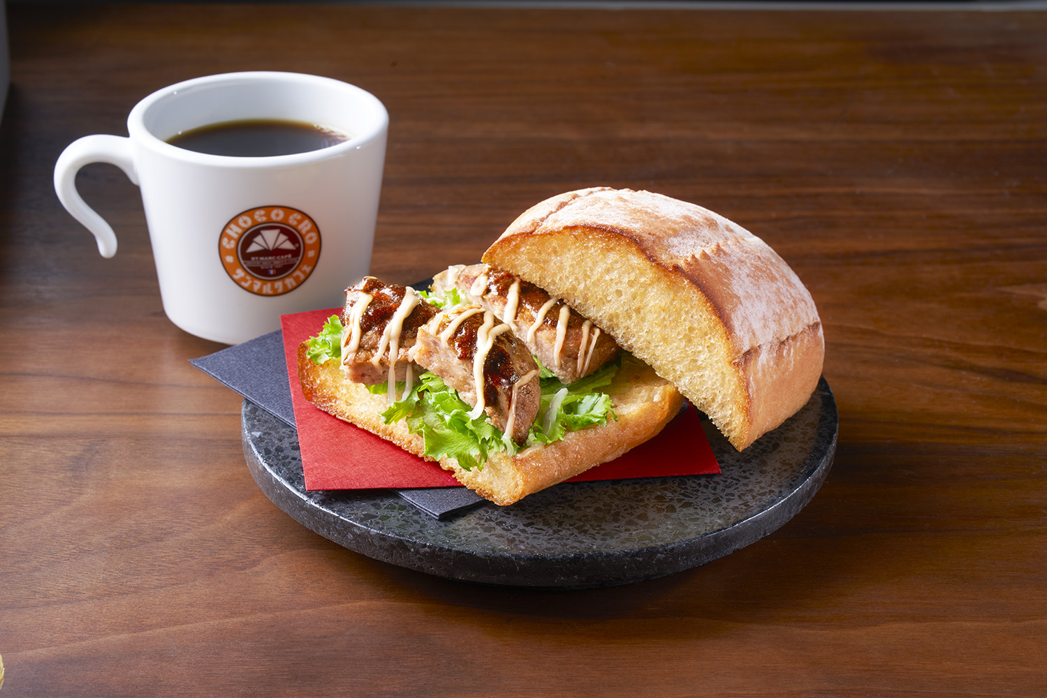 サンマルクホットサンド 格之進特製ハンバーグ