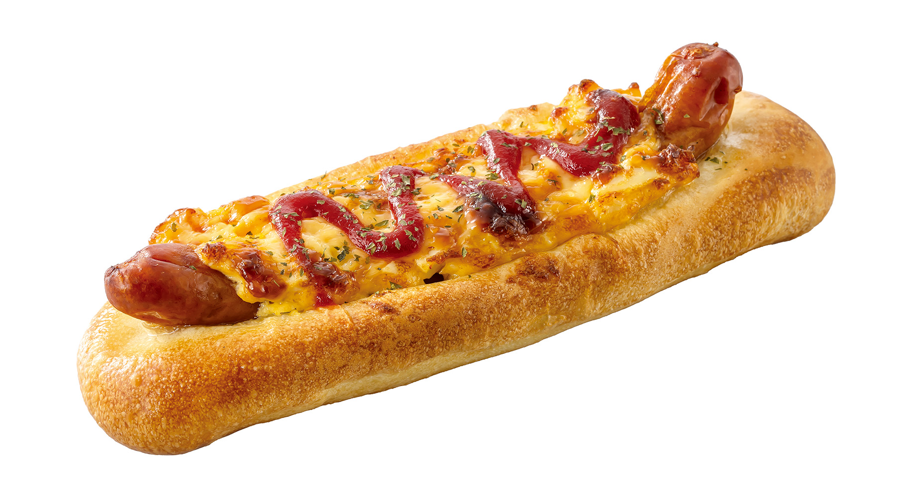 「ふわとろタマゴ＆焦がしマヨのやみつきドッグ」（390円）