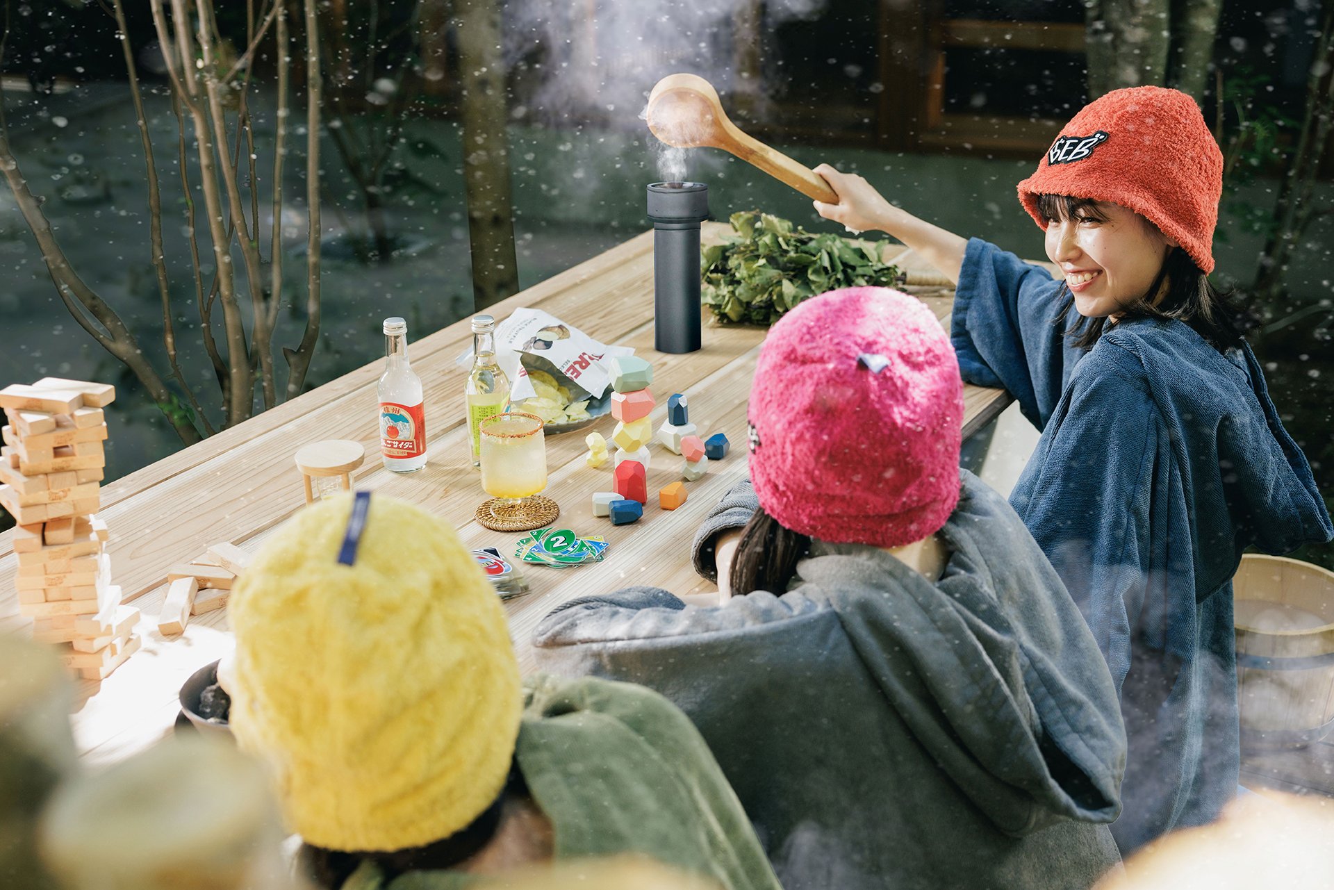 アロマ水を使ったセルフロウリュ