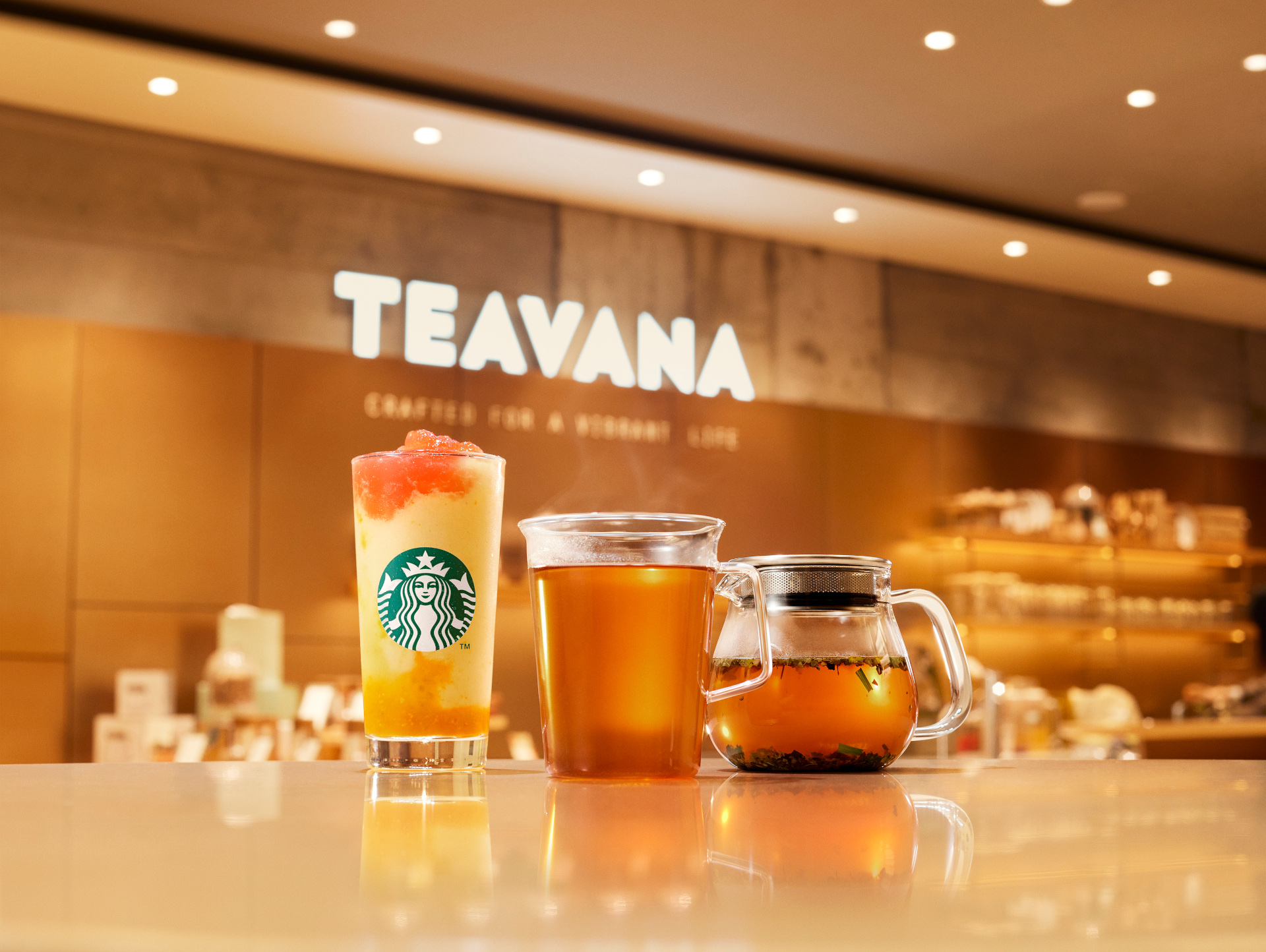 「スターバックス ティー＆カフェ」は2020年からティーに特化したスターバックスとして全国15店舗に展開
