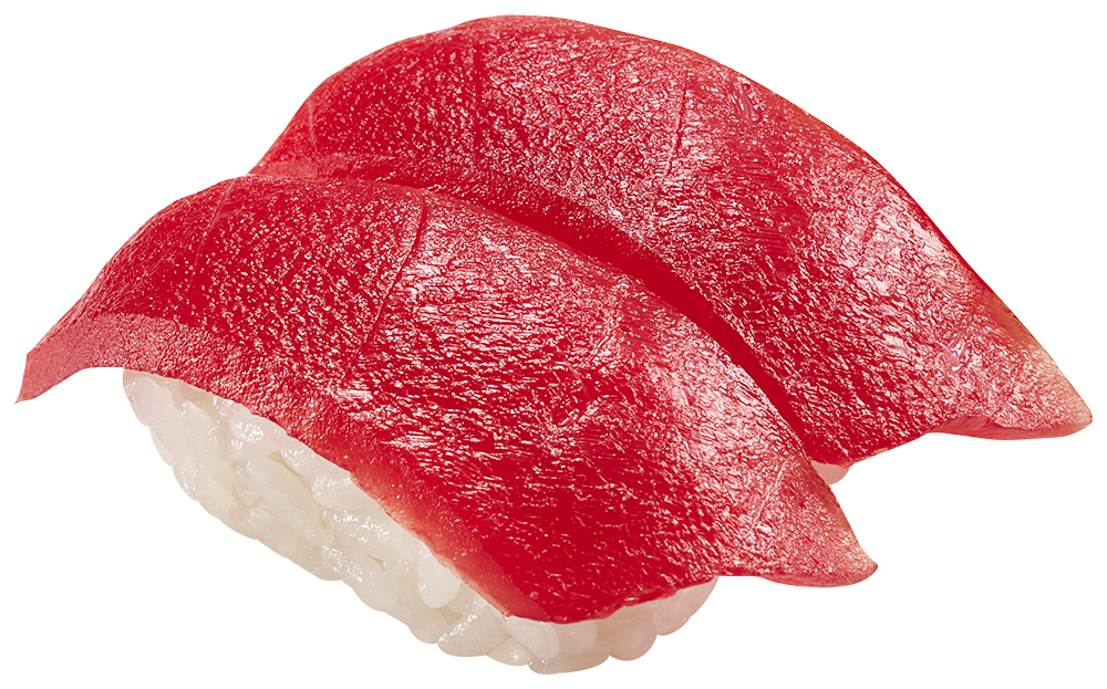 「豊洲 天然本鮪赤身」（180円～）