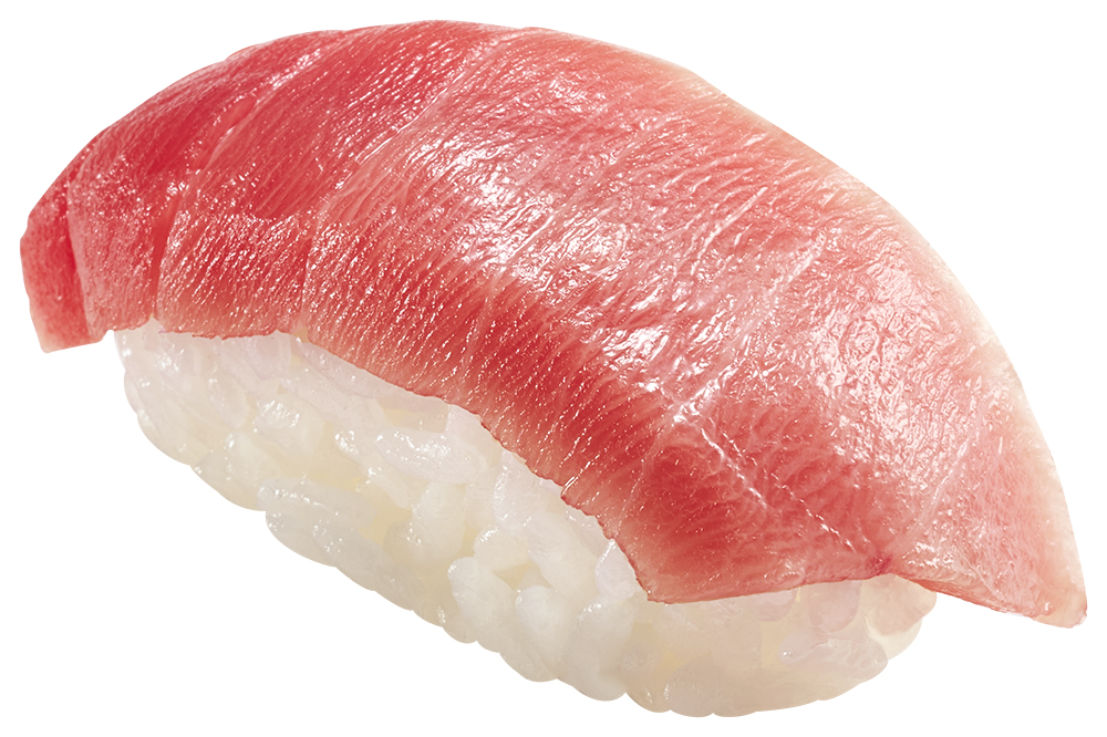 「豊洲 天然本鮪中とろ」（180円～）