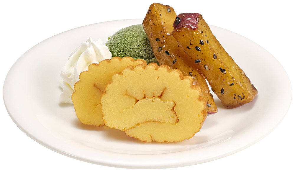 「伊達巻＆和スイーツ盛り合わせ」（330円～）