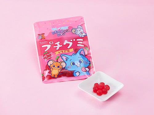 「とむとじぇりーごっこ プチグミ いちご味」（345円）