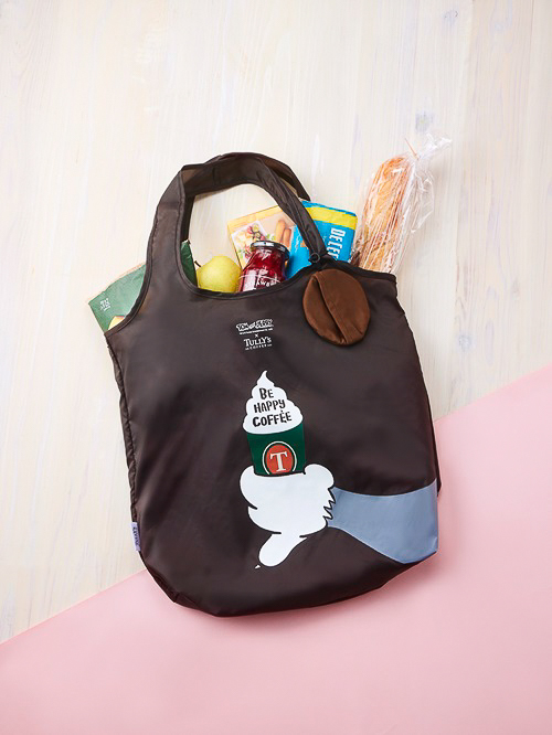 「トムとジェリー コーヒービーンズポーチ付き エコバッグ」（2180円）