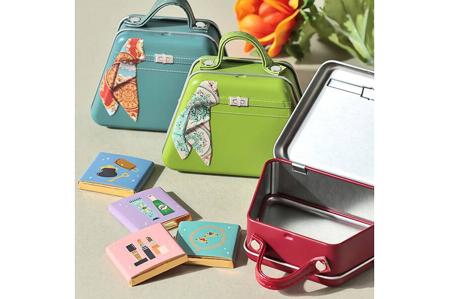 カルディコーヒーファーム「ミニチュアハンドバッグ缶」