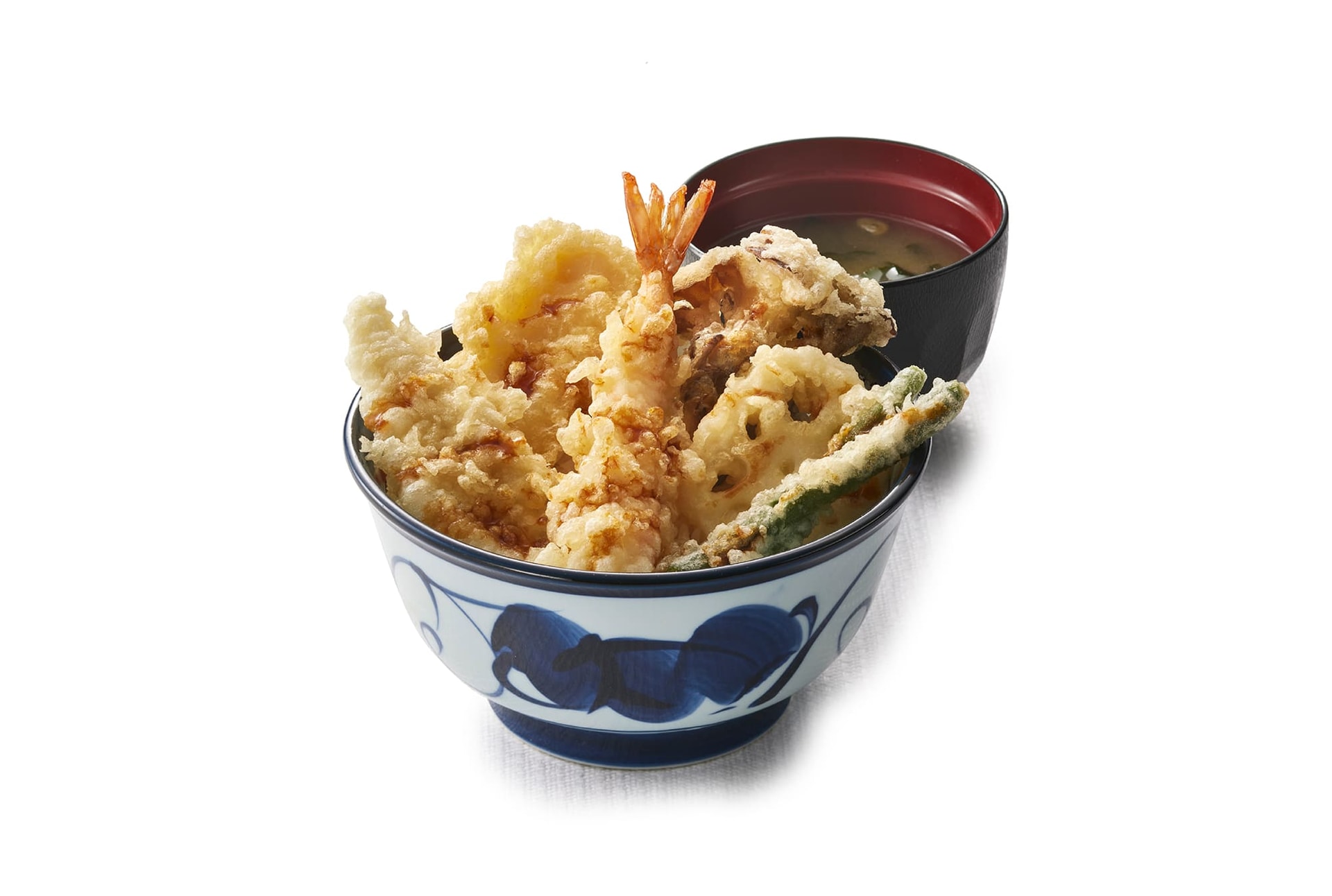 「オールスター天丼（みそ汁付）」（830円）