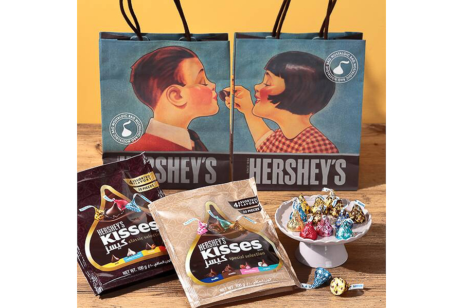 カルディコーヒーファーム「ハーシー ラブミーバッグ キスチョコレートアソートパック2種入り」