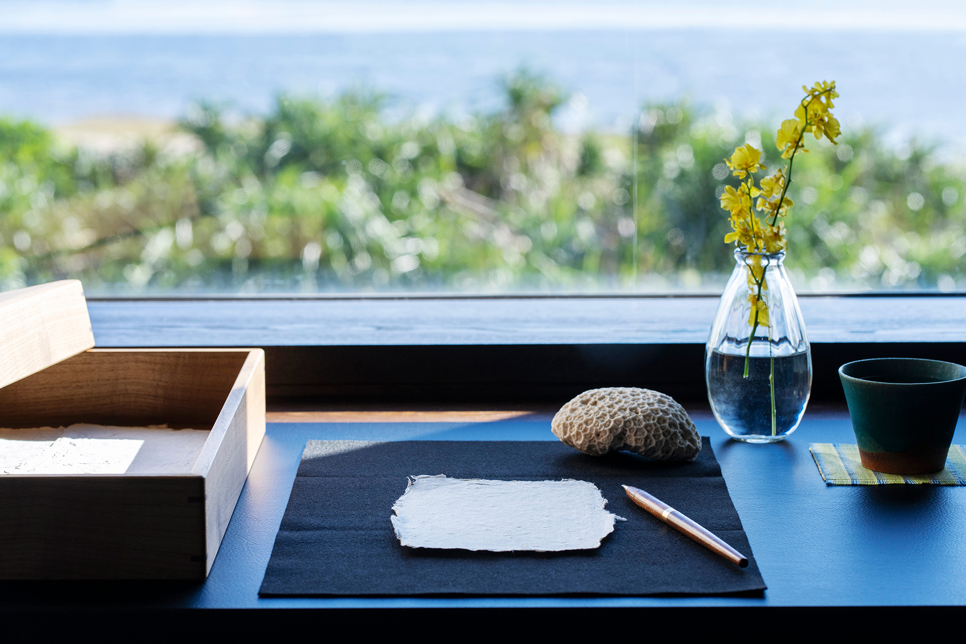 ウージを使ったオリジナルのハガキが完成